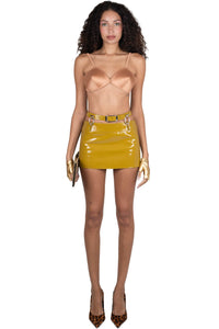 VYPER Chartreuse Crinkle Patent 
