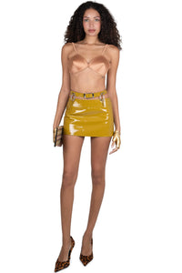 VYPER Chartreuse Crinkle Patent 