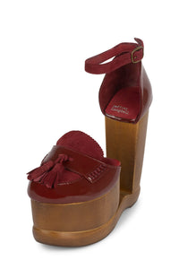 WALTERS Jeffrey Campbell Platform Wedge Berry Patent Berry Suede
_hover