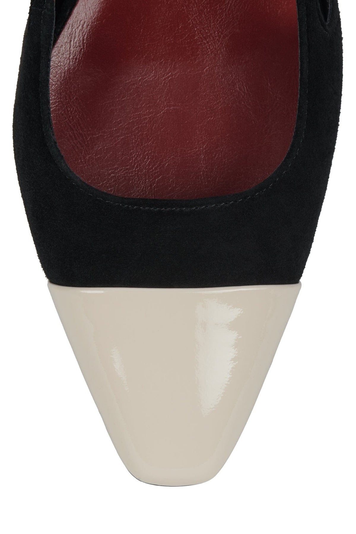 WORTHWHILE Jeffrey Campbell Flat Black Cream Combo