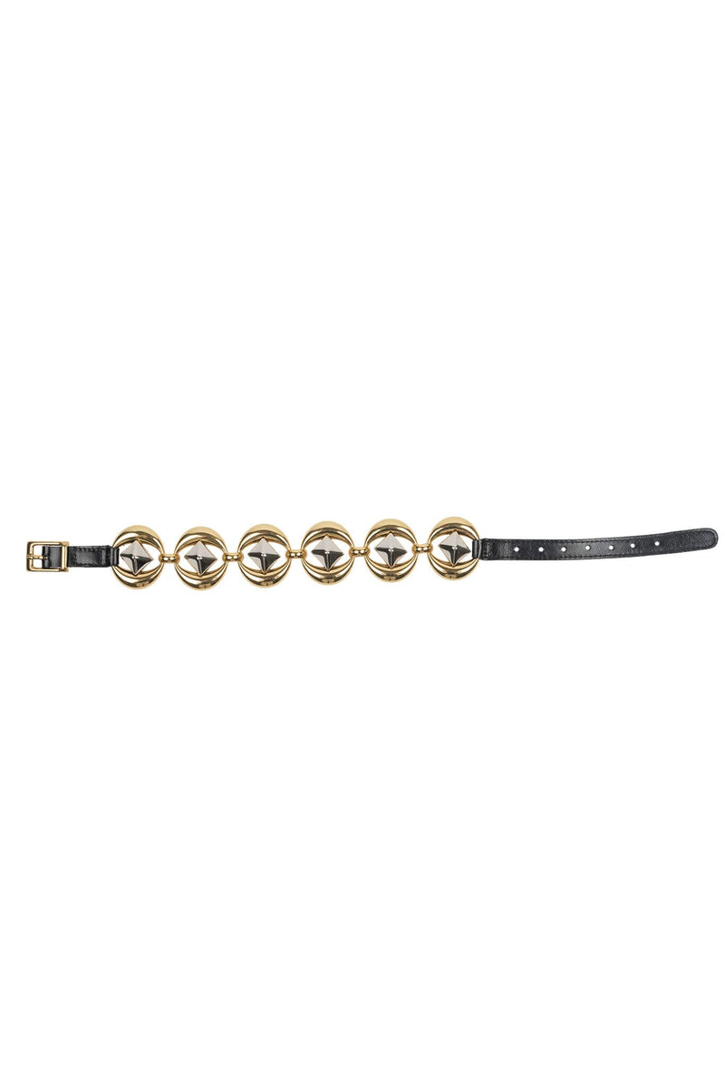 YOU-BETTER Jeffrey Campbell Gold Silver Black Combo