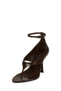 YSABELA Jeffrey Campbell Heeled Sandal Brown Patent
_hover