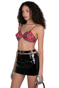 YVONNE Jeffrey Campbell Top Red Floral