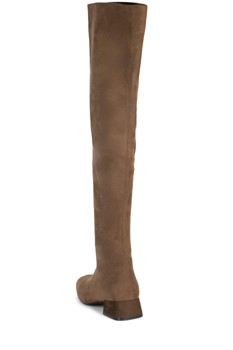 ALLURED Jeffrey Campbell Over-The-Knee Boot Chocolate Suede