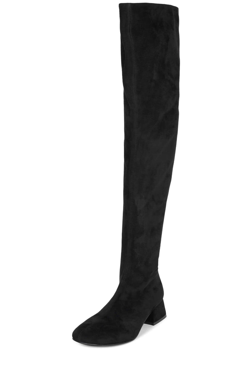 ALLURED Jeffrey Campbell Over-The-Knee Boot Black Suede