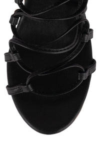 BLAZE-UP Platform Sandal Jeffrey Campbell Black
