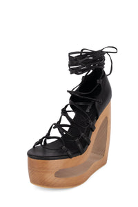 BLAZE-UP Platform Sandal Jeffrey Campbell Black