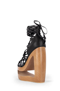 BLAZE-UP Platform Sandal Jeffrey Campbell Black