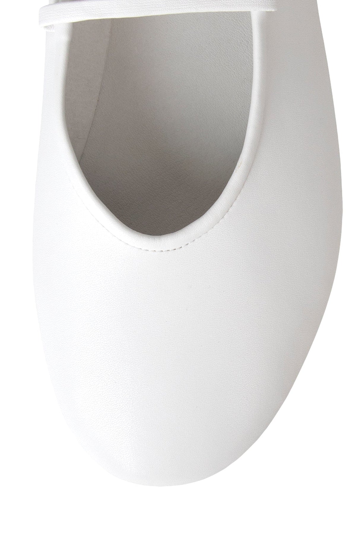DANCERINA Jeffrey Campbell Ballet Flats White