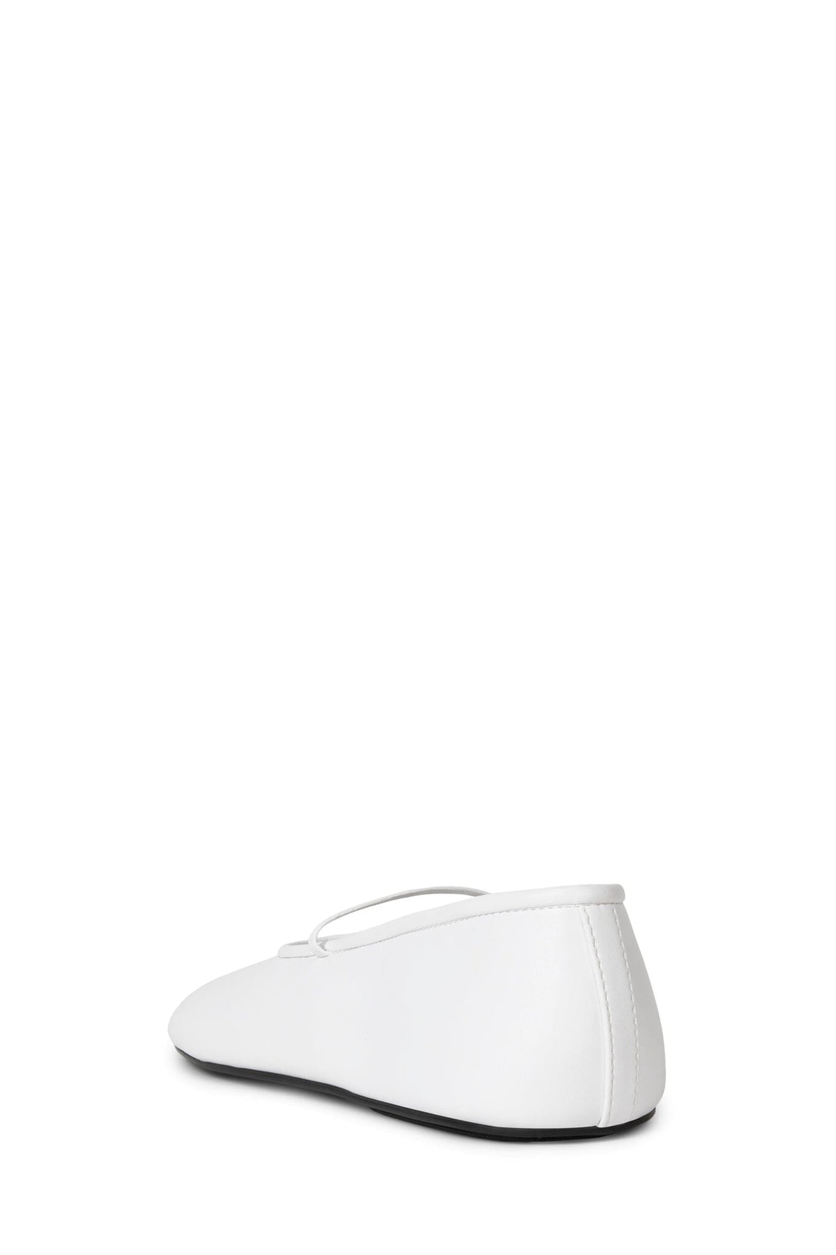 DANCERINA Jeffrey Campbell Ballet Flats White