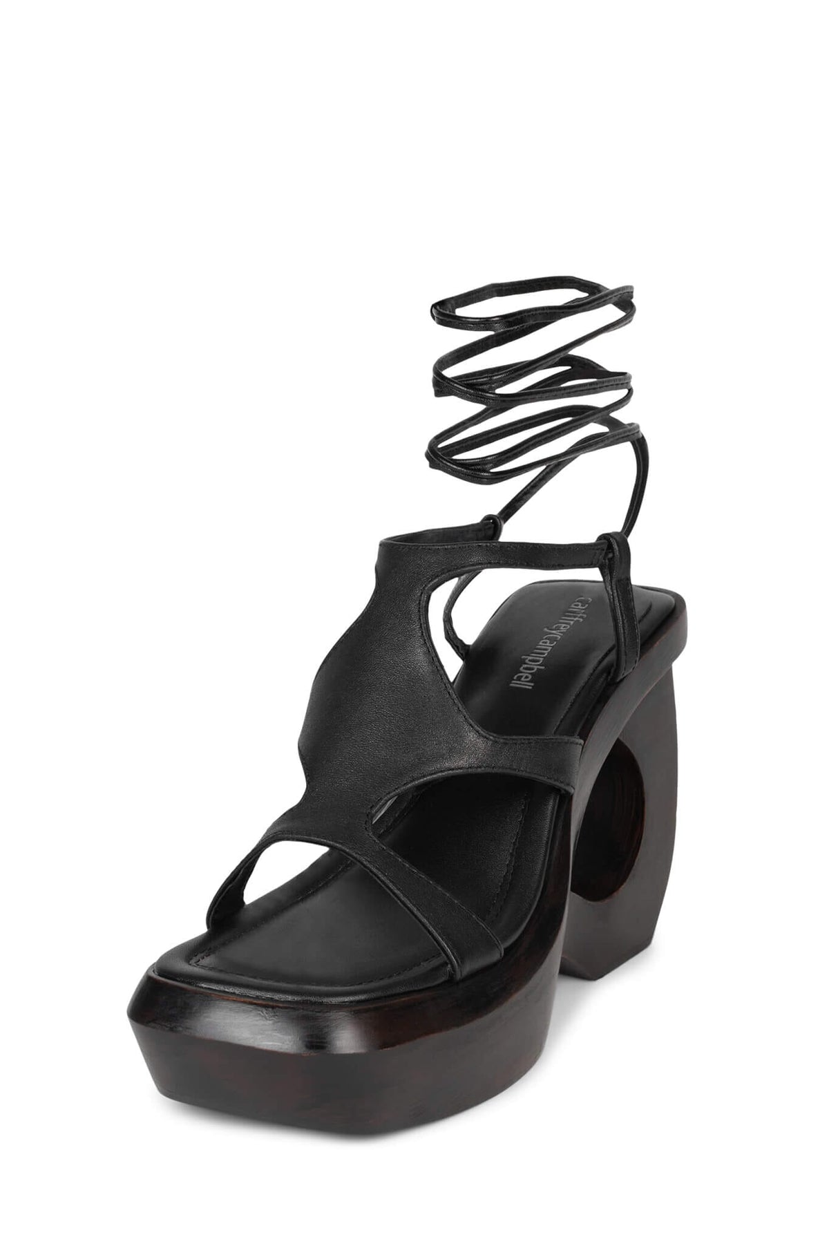 IDOLIZE Jeffrey Campbell Platform Sandal Black Brown
_hover