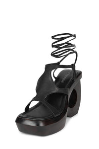 IDOLIZE Jeffrey Campbell Platform Sandal Black Brown
_hover