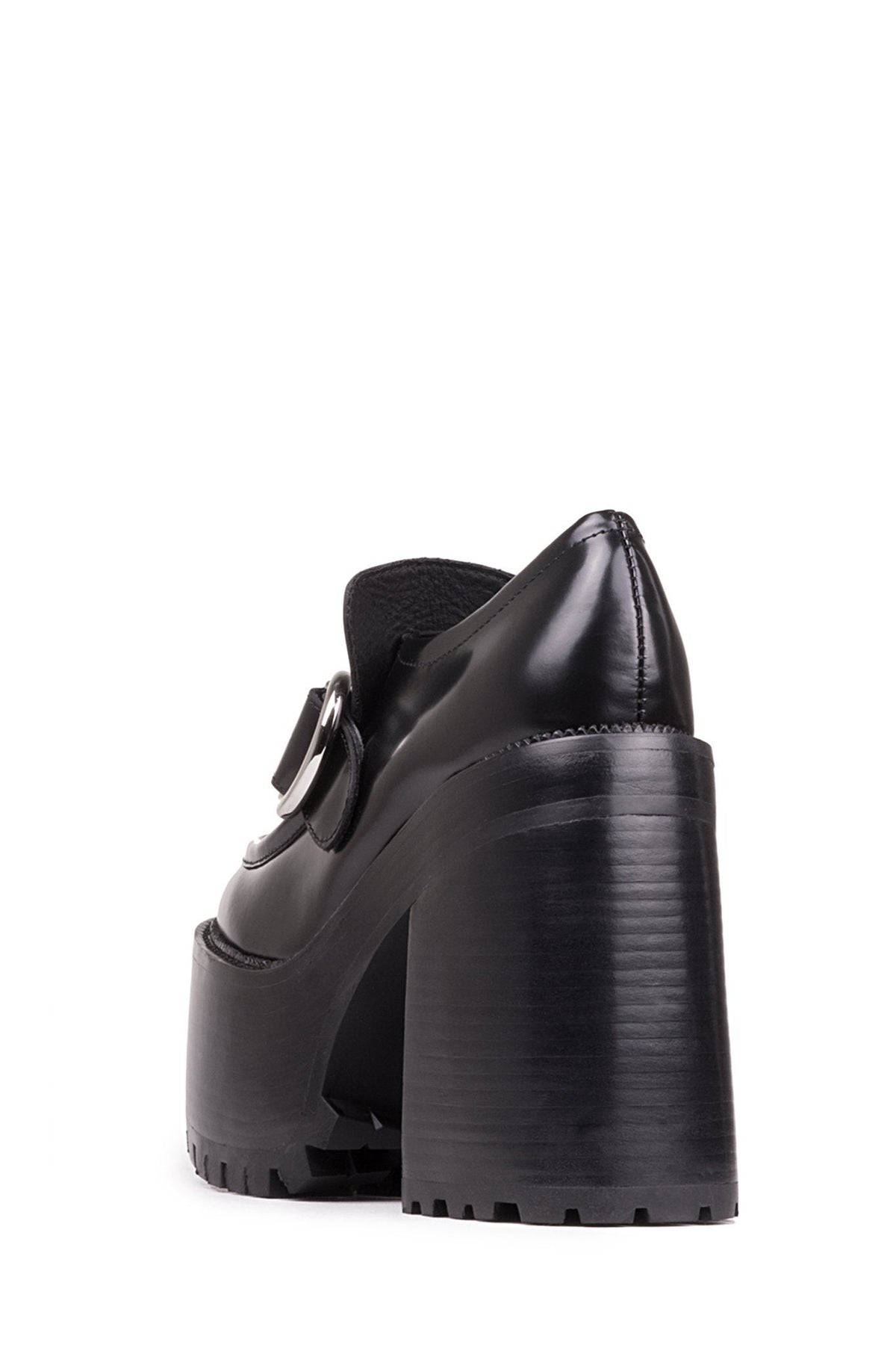 OFFSET Jeffrey Campbell Heeled Loafer Black Box