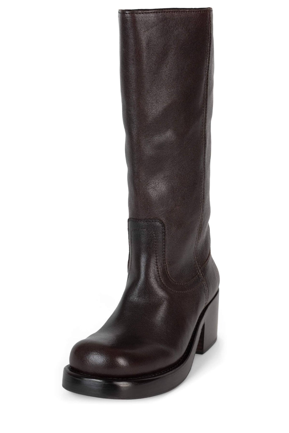 REFLECT Jeffrey Campbell Heeled Boot Brown 