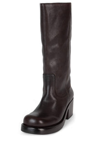 REFLECT Jeffrey Campbell Heeled Boot Brown 