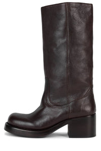 REFLECT Jeffrey Campbell Heeled Boot Brown 