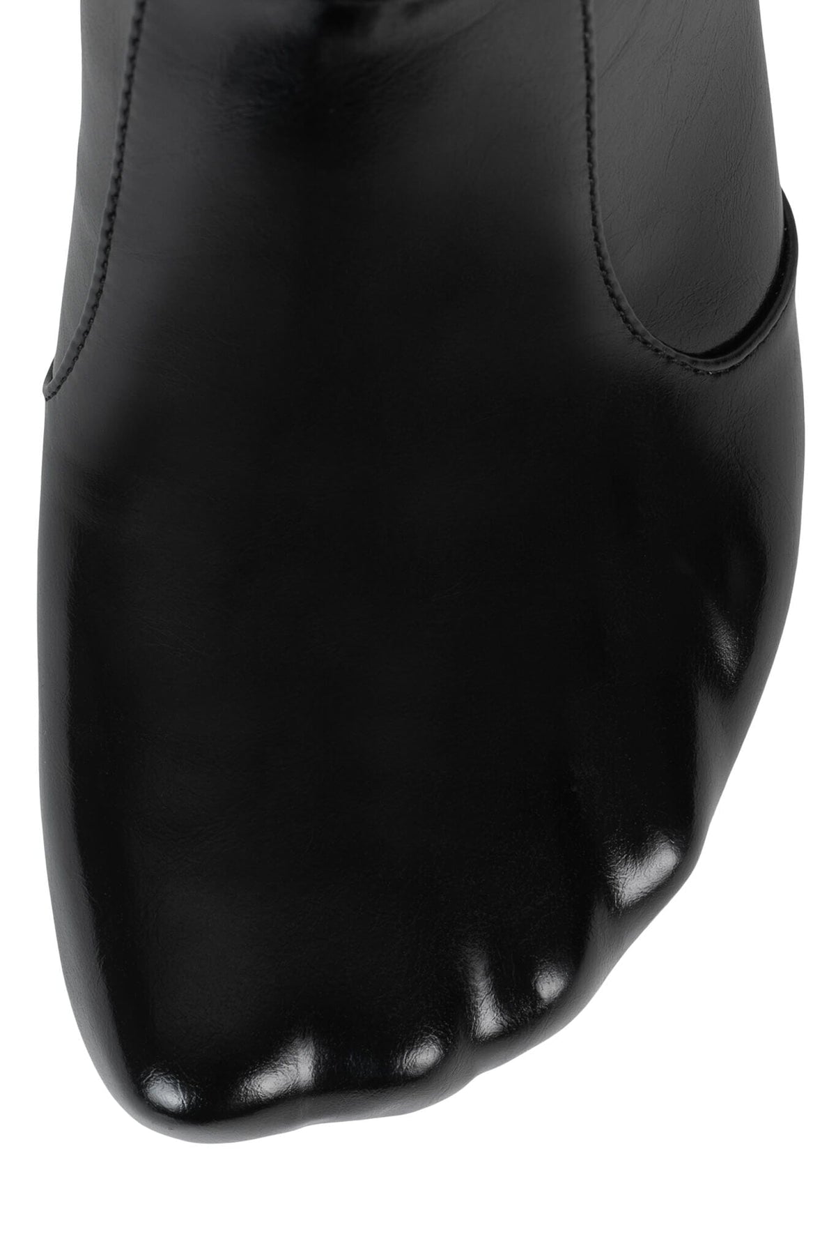 VISIONARY Mid-Calf Jeffrey Campbell Heeled Boot Black