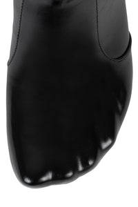 VISIONARY Mid-Calf Jeffrey Campbell Heeled Boot Black