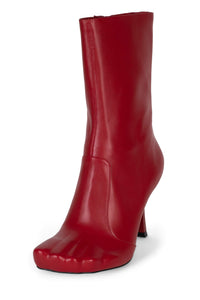 VISIONARY Mid-Calf Jeffrey Campbell Heeled Boot Red
_hover