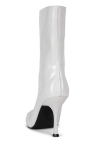 VISIONARY Jeffrey Campbell Heeled Boot White