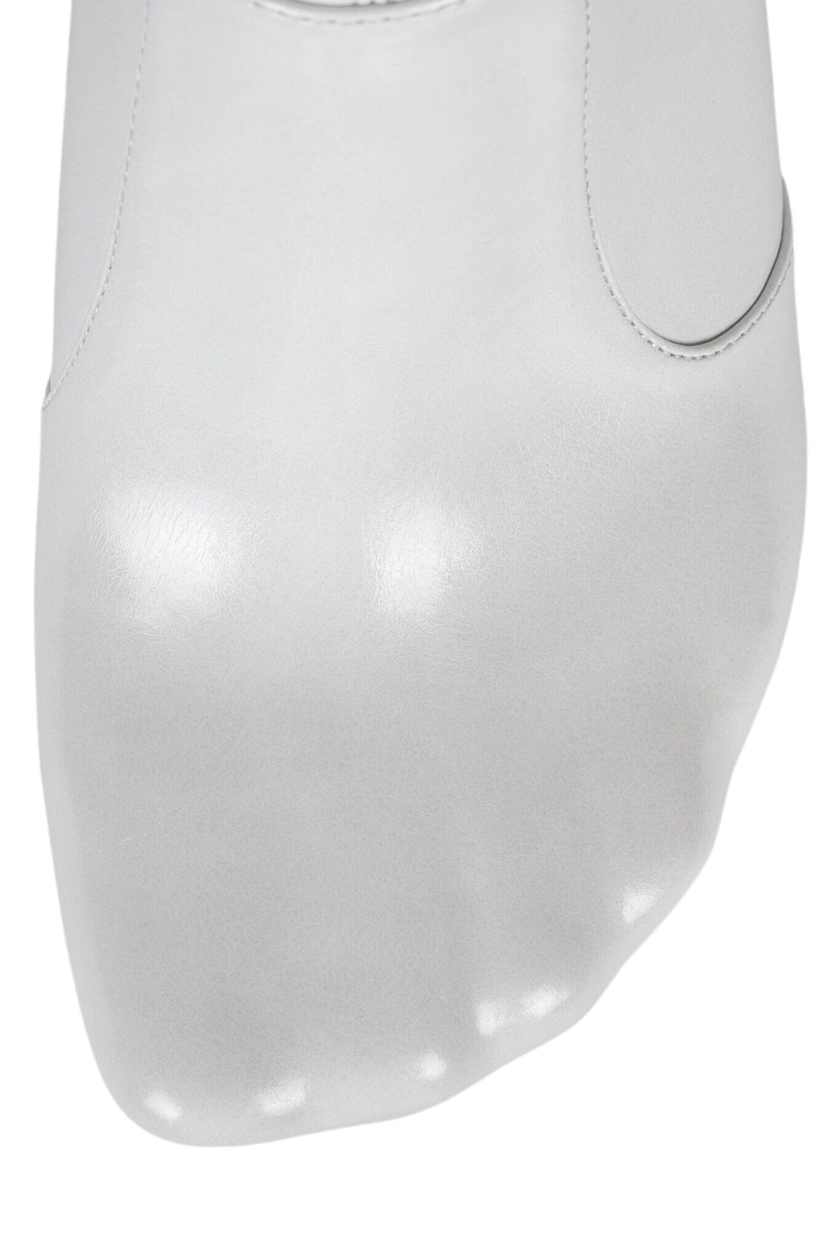 VISIONARY Jeffrey Campbell Heeled Boot White